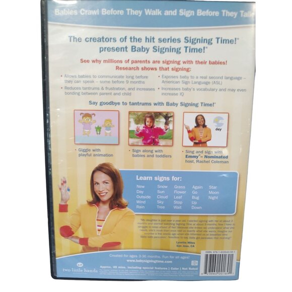 Baby Signing Time! Here I Go & A New Day Volume 2 & 3 Kids DVDs - Picture 5 of 6
